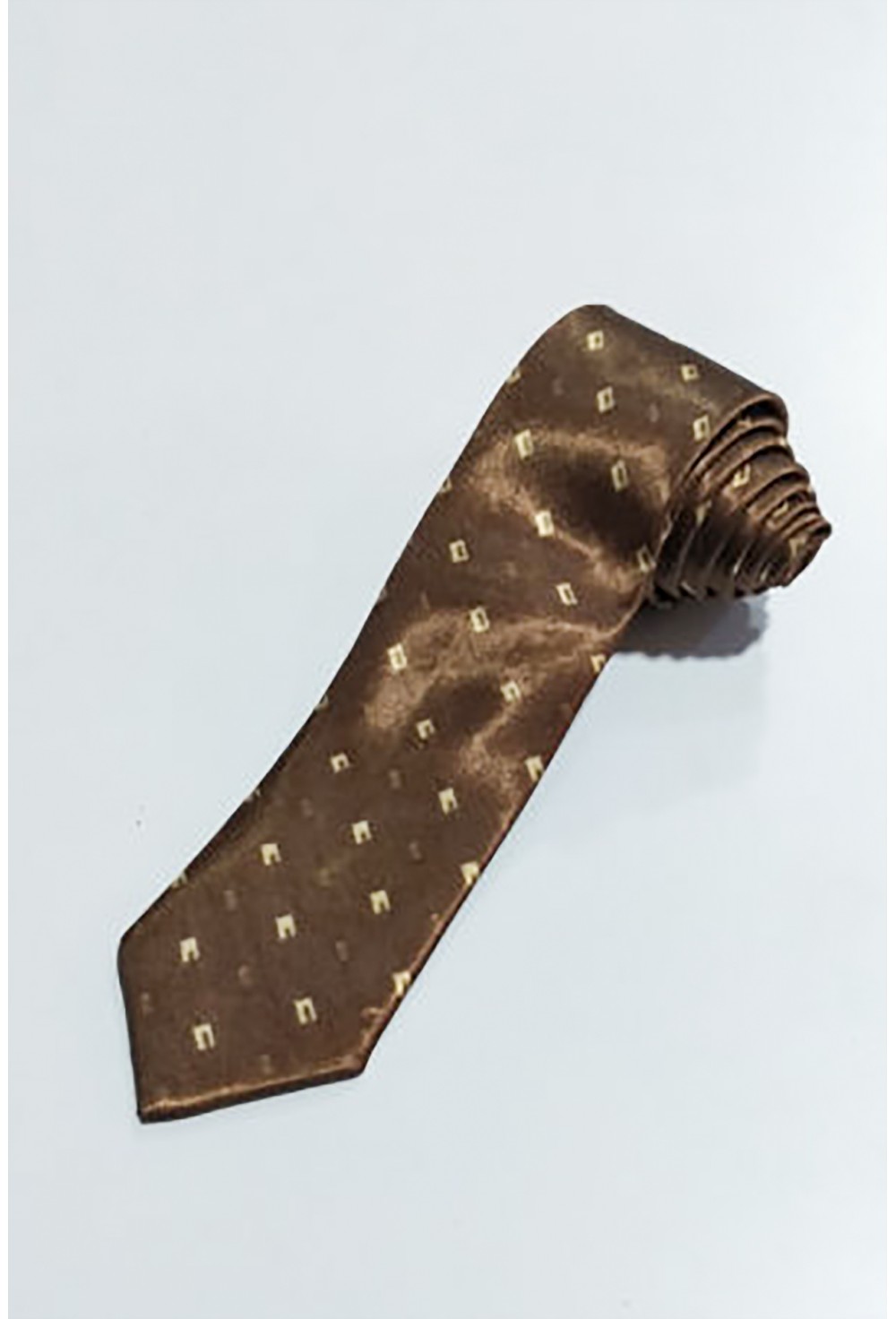 Brown Stain cotton Tie