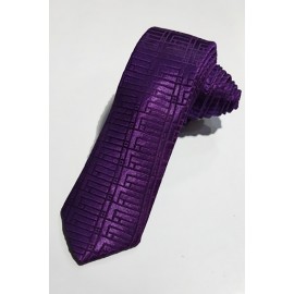 Textured Purple Silk Ties