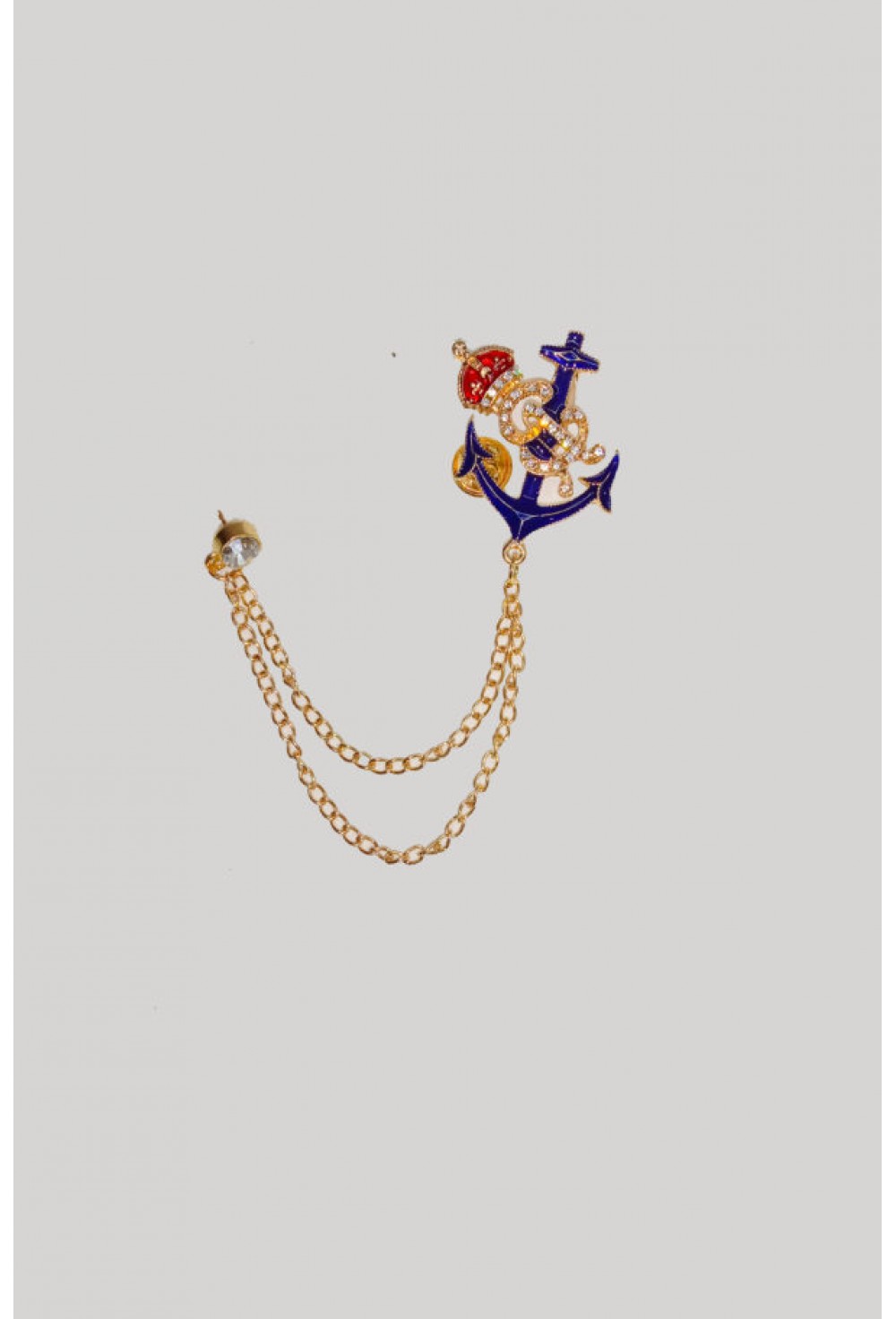 Gold Brass Brooch