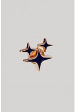 Golden Brass Brooch for Men