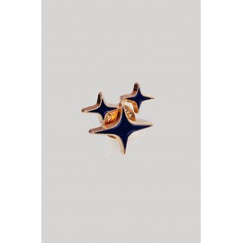 Golden Brass Brooch for Men