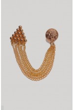 Golden Brass Brooch For Men