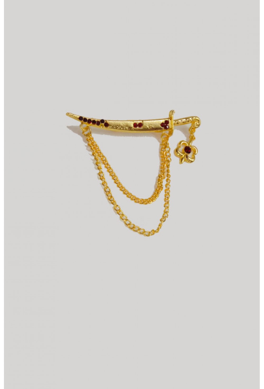 Sword Golden Brooch For Men