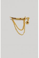 Sword Golden Brooch For Men