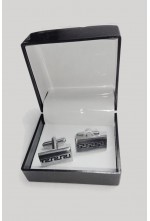 ALLOY CUFF-LINK FOR MEN’S (SILVER)