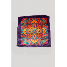 Polyester Satin Printed Pocket Square for Men (Fre..