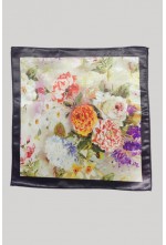 Multi-Color Flower Printed Pocket Square