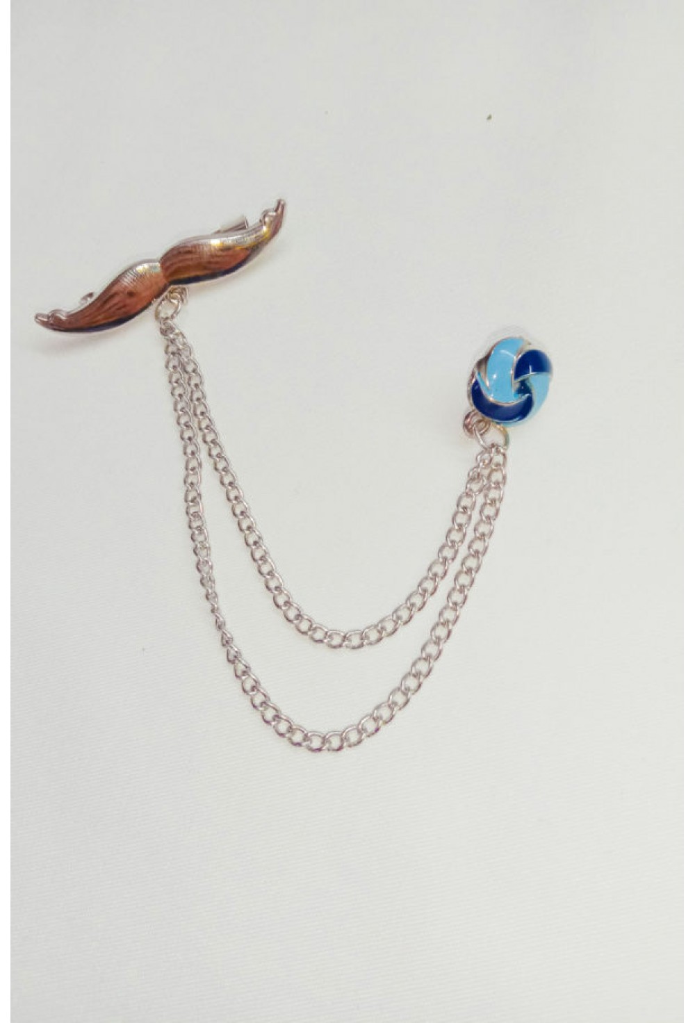 Unique Mustache Design Brooch for Men