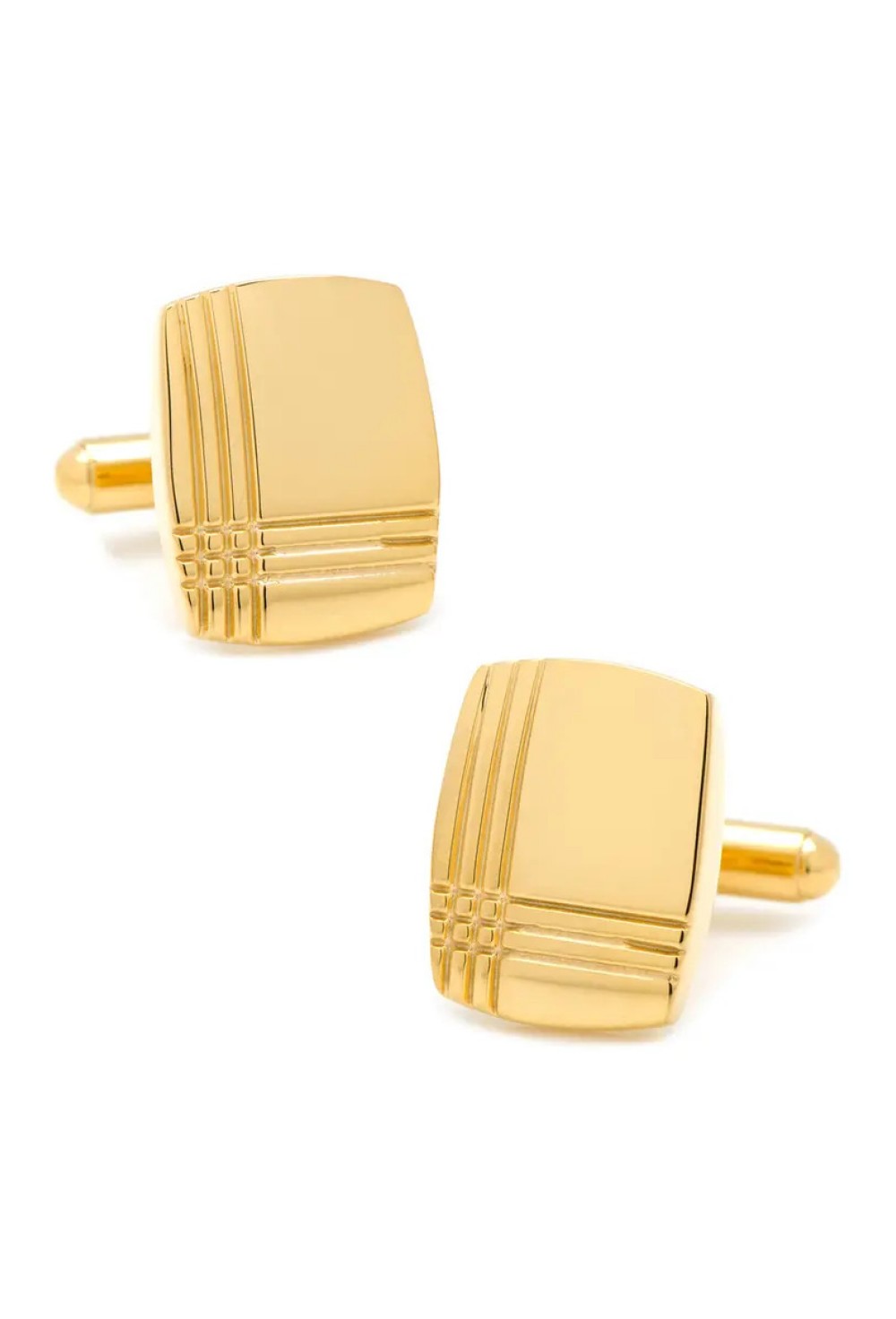 Tartan Engraved Cuff Links
