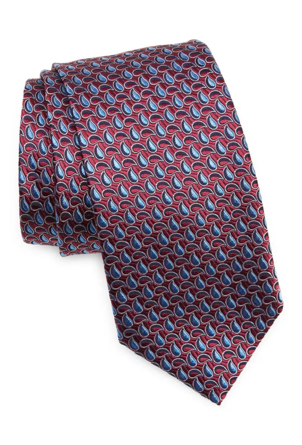 Neat Paisley Silk Tie