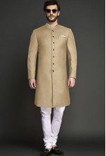 Classic Beige Achkan