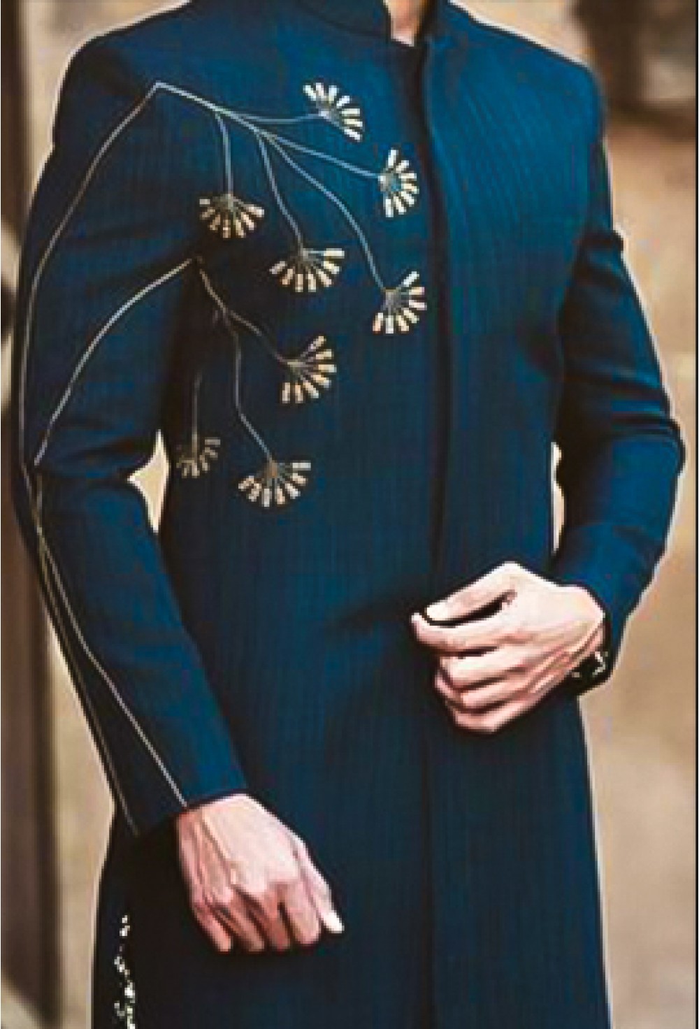 Embroidered Achkan