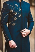 Embroidered Achkan