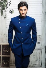 Royal Blue Bandhgala