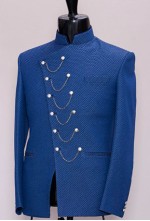 Tweed wool bandhgala