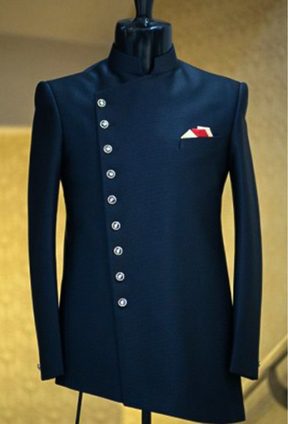 Black Bandhgala Suit