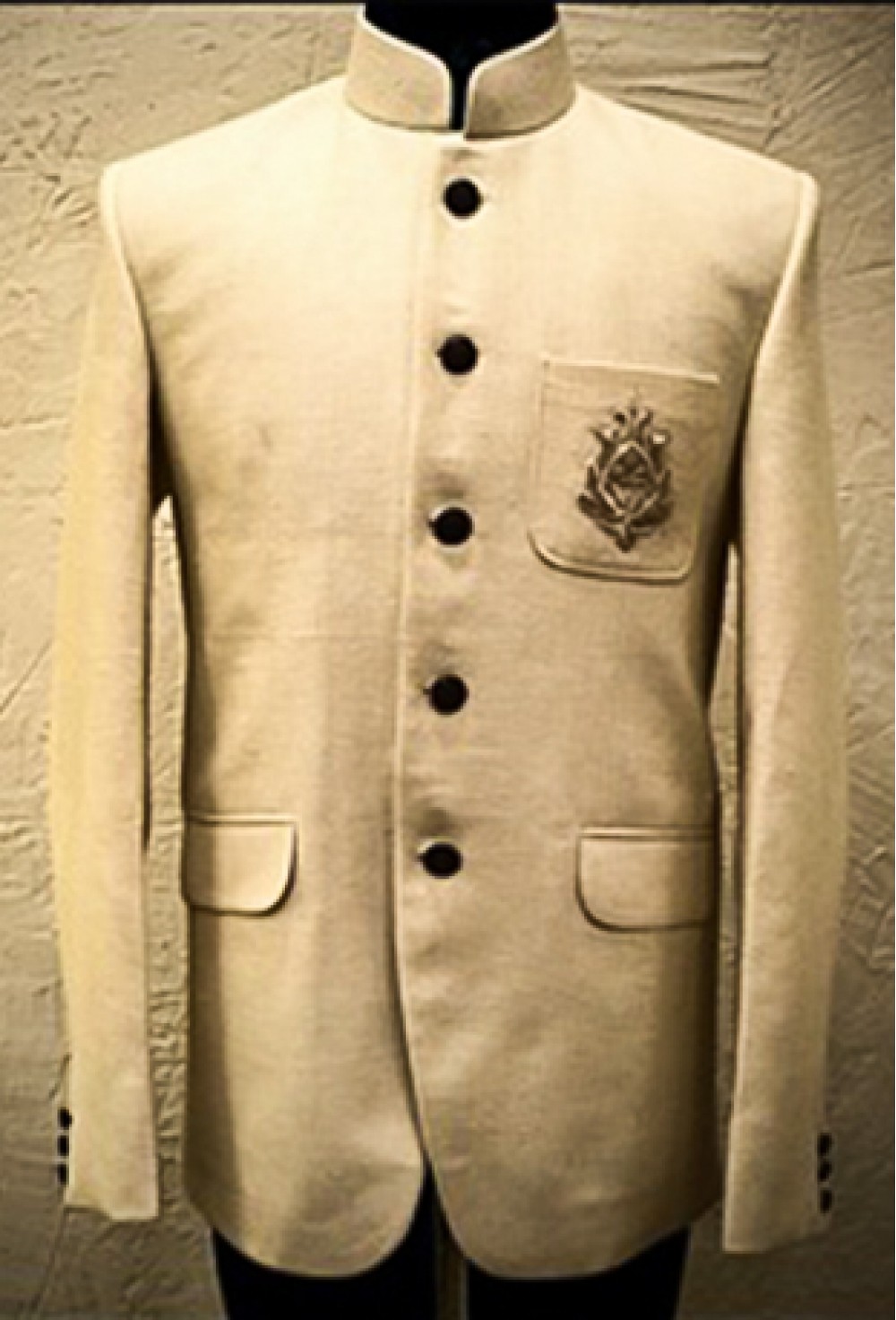 Cream Bandhgala Suit