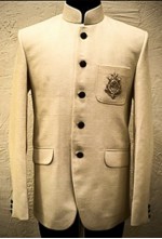 Cream Bandhgala Suit