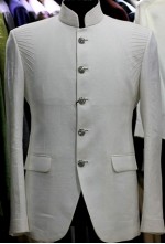 White Designer Bandhgala