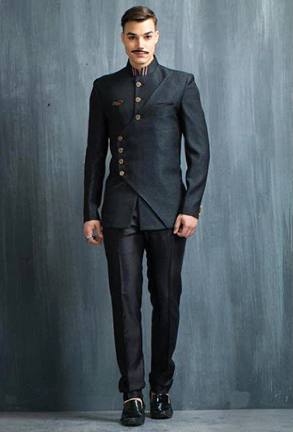 Black Bandhgala Suit