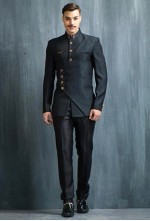 Black Bandhgala Suit