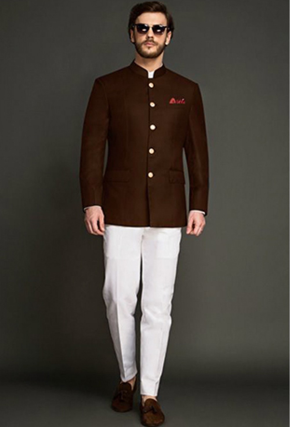 Brown Jodhpuri Suit