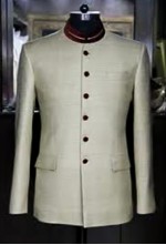 Off White Bandhgala Suit