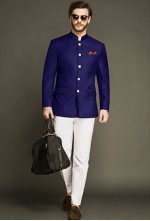 Classic Blue Bandhgala