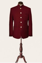 Maroon Bandhgala Suit