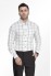 Window check white shirt