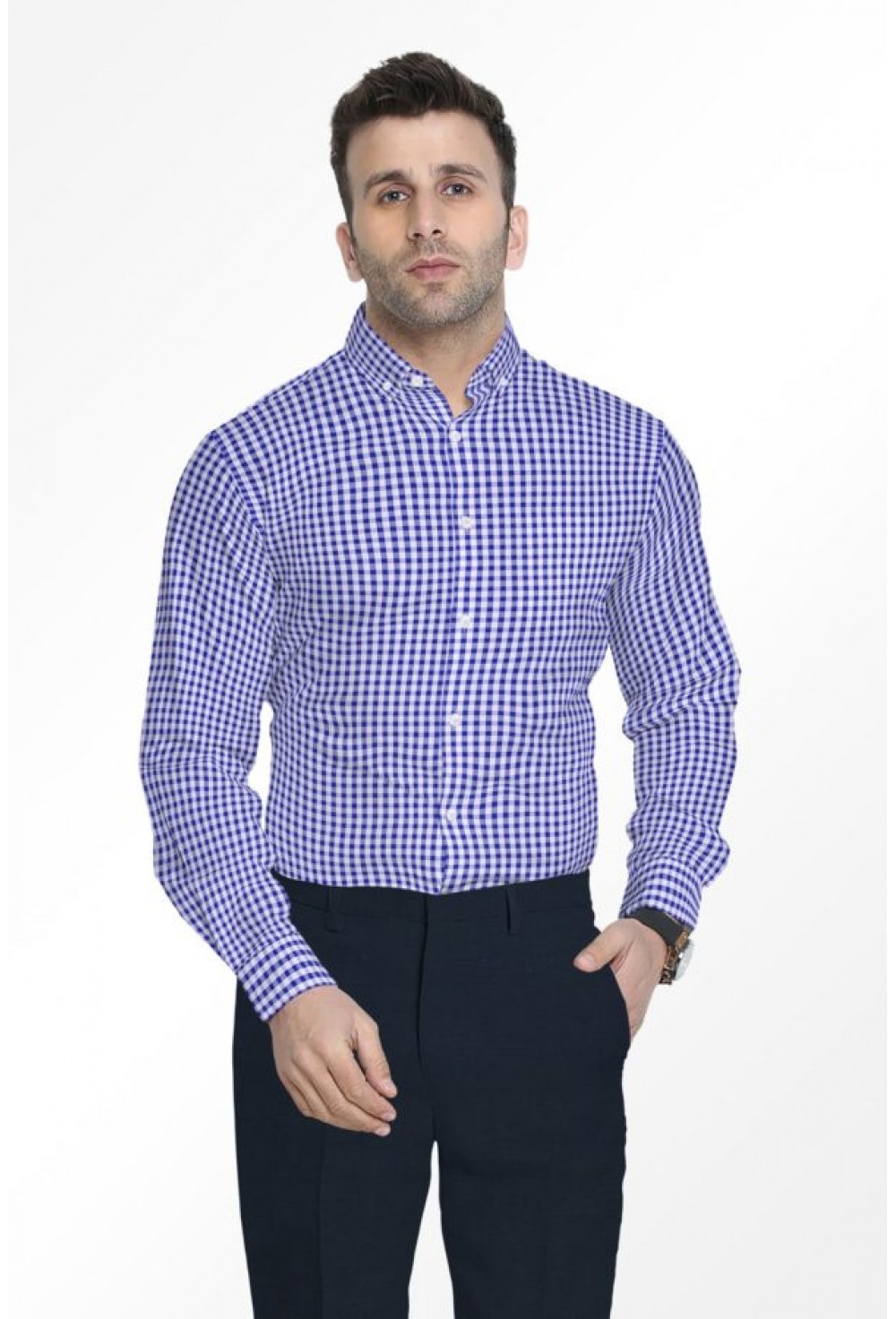 Blue Check Shirt