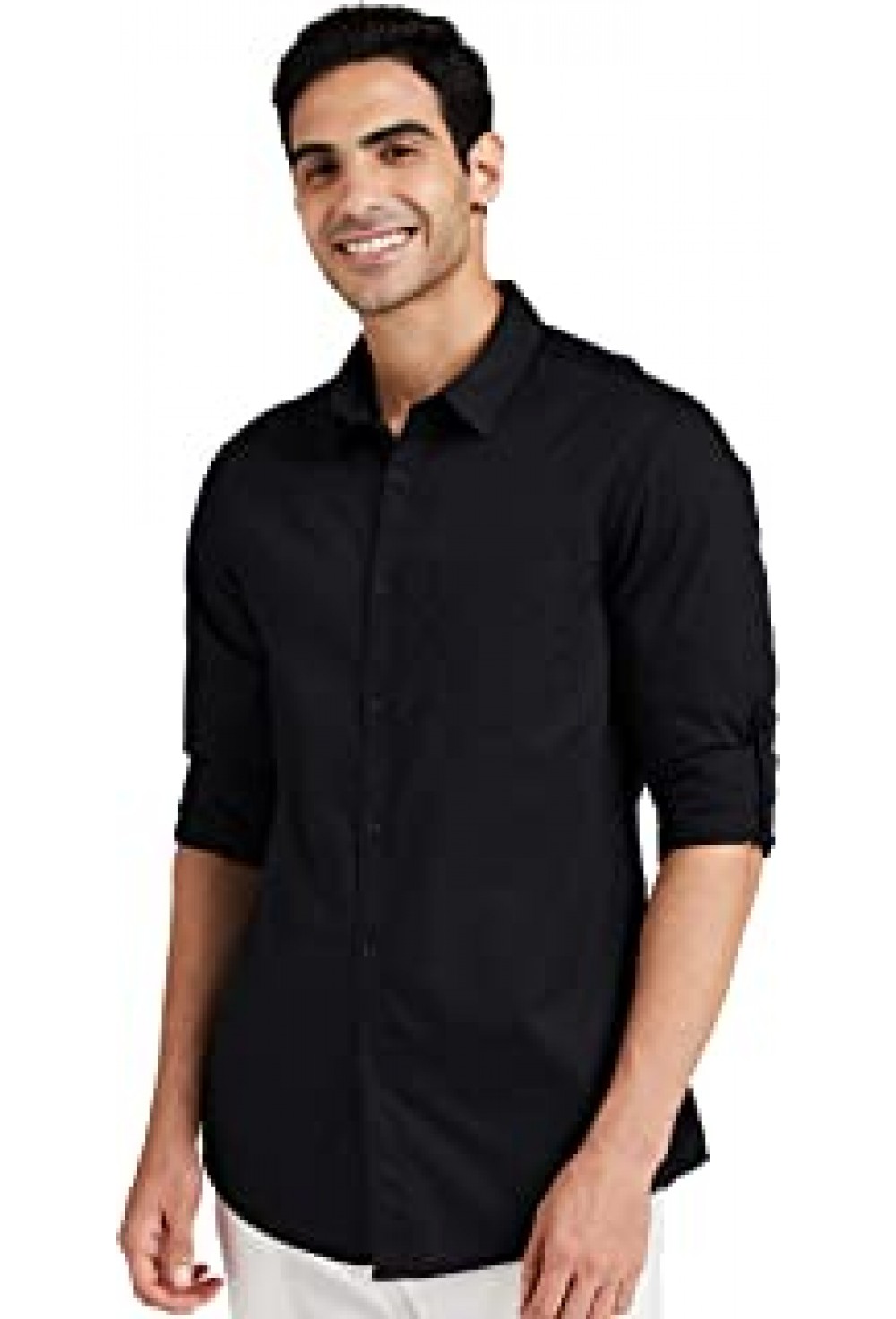 Black Solid Shirt