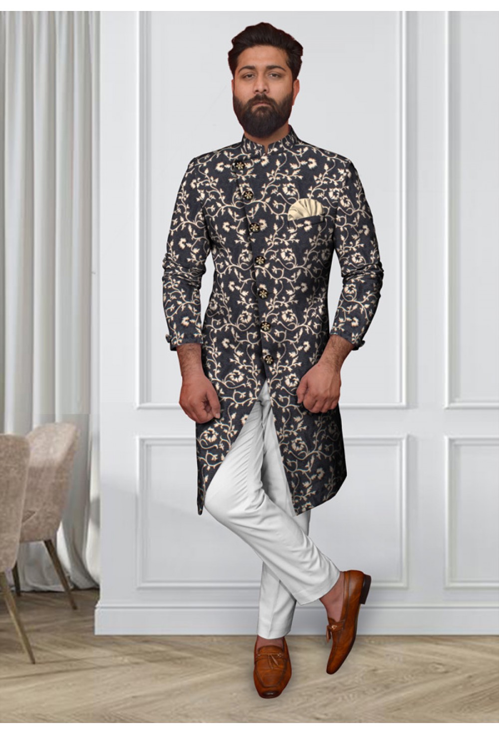 Black Indo Western