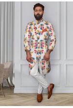 White Floral Print Indo