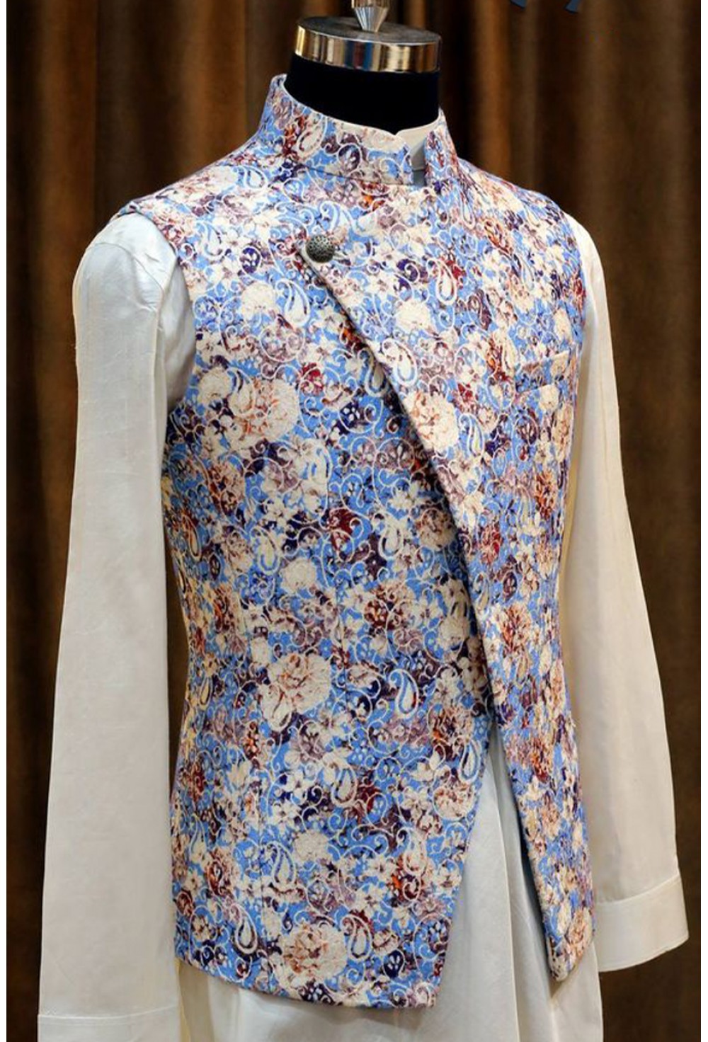 Sky Blue Nehru Jacket