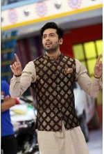 Brown Floral Nehru Jacket