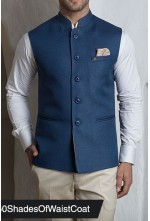 Royal Blue Nehru Jacket