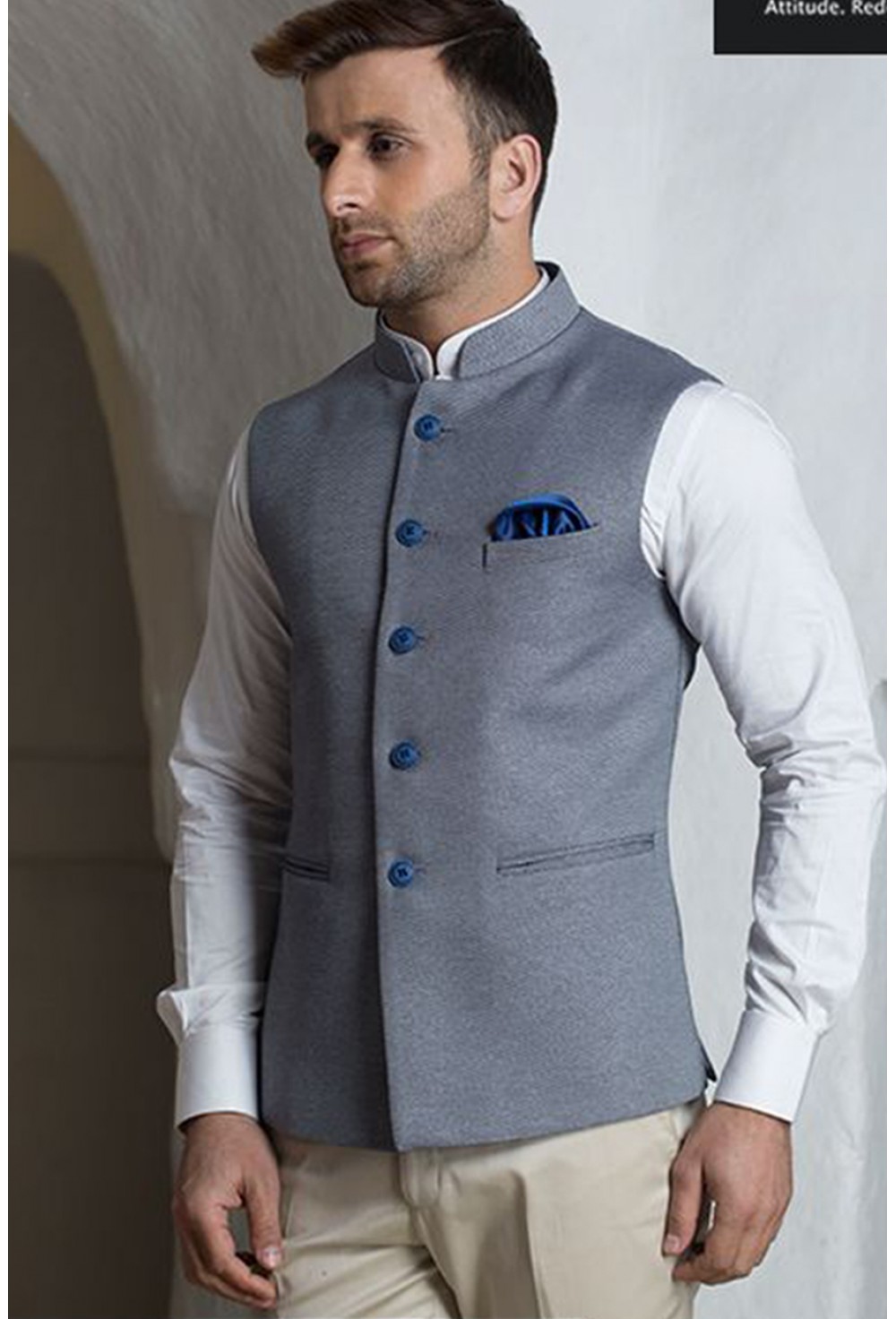 Grey Nehru Jacket