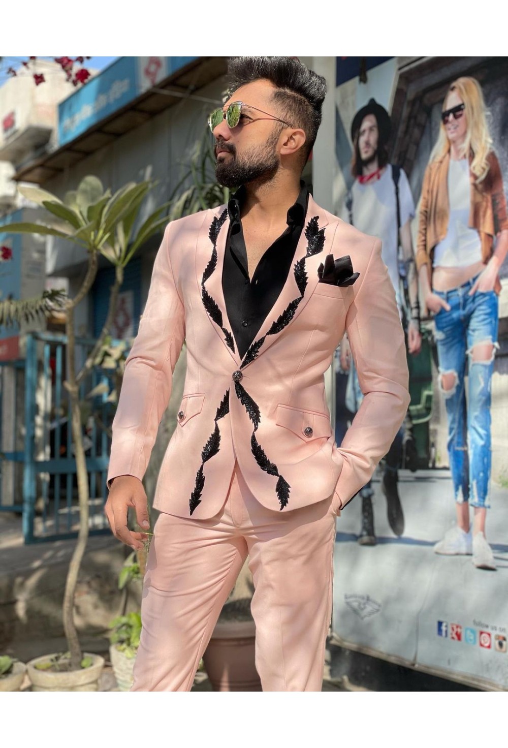 Baby Pink Party Suit