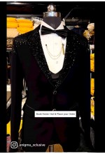 Black Hand work Designer Suit