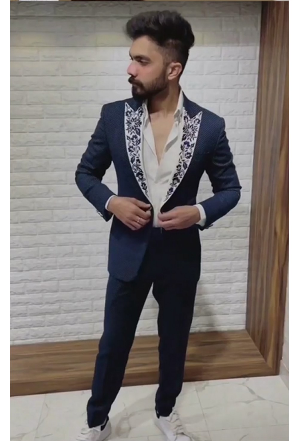 Designer 2 pcs Suit