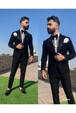 Designer Black Party Suit