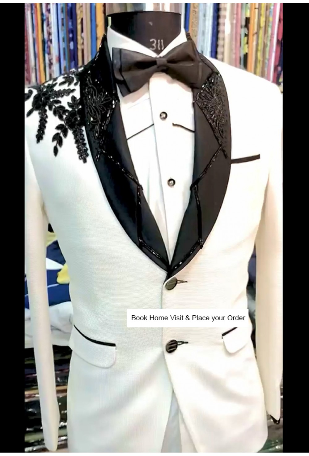 White Handwork Tuxedo