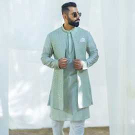 Mirror Work Long Jacket