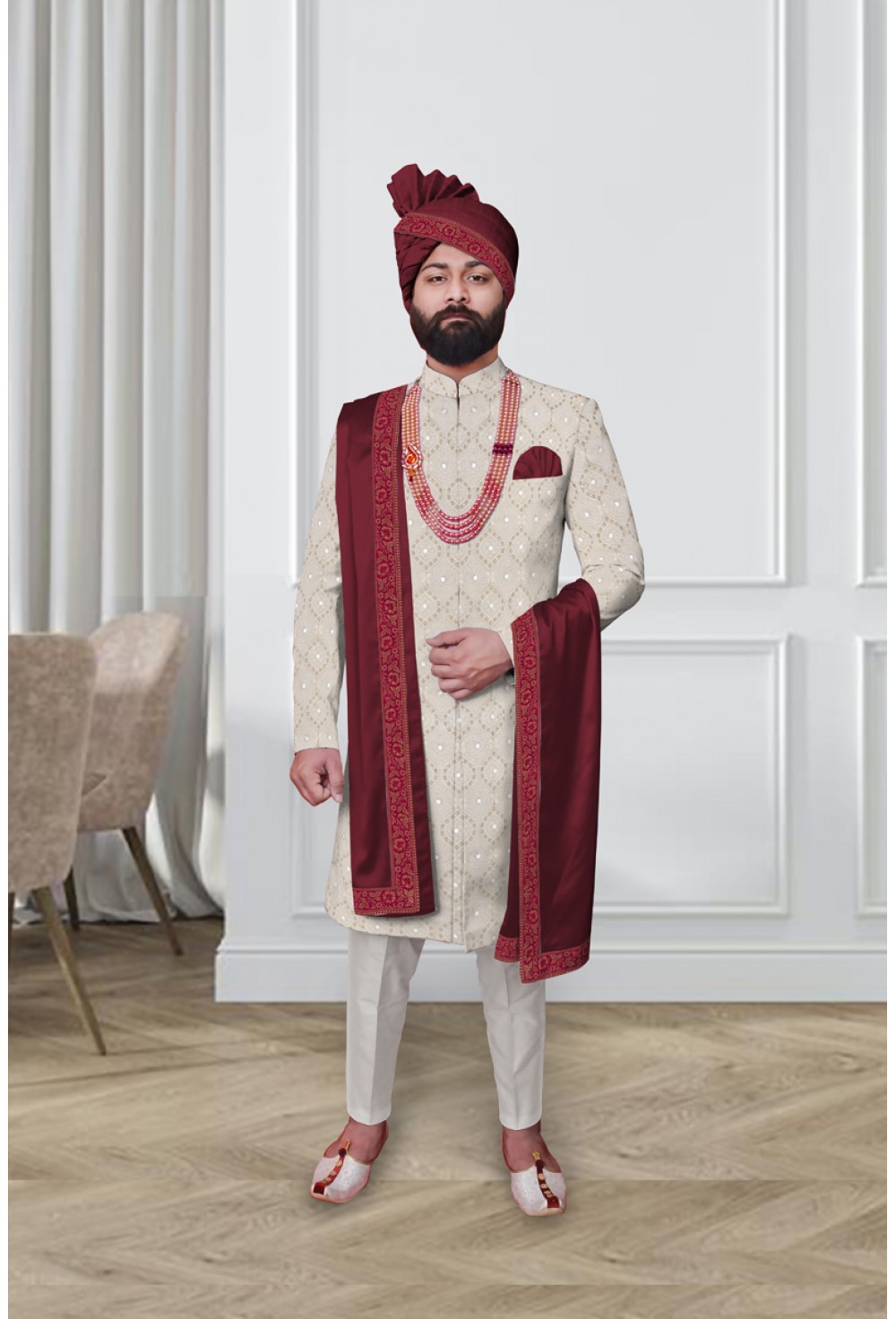Mirror Work Sherwani