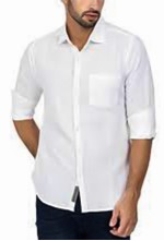 White Solid Shirt