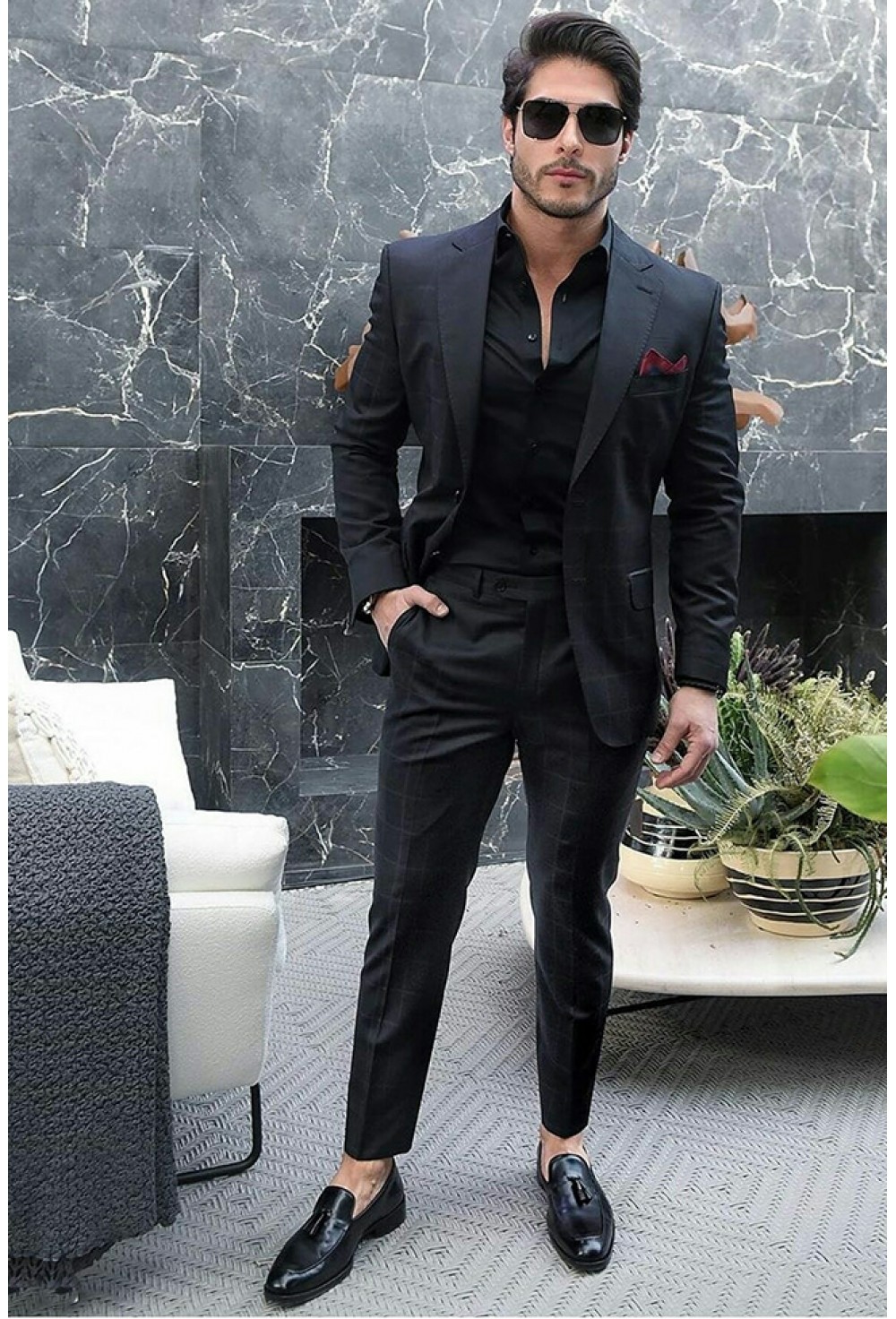 All Black Suit