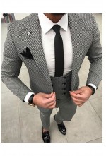 Mini Check 4-piece Suit