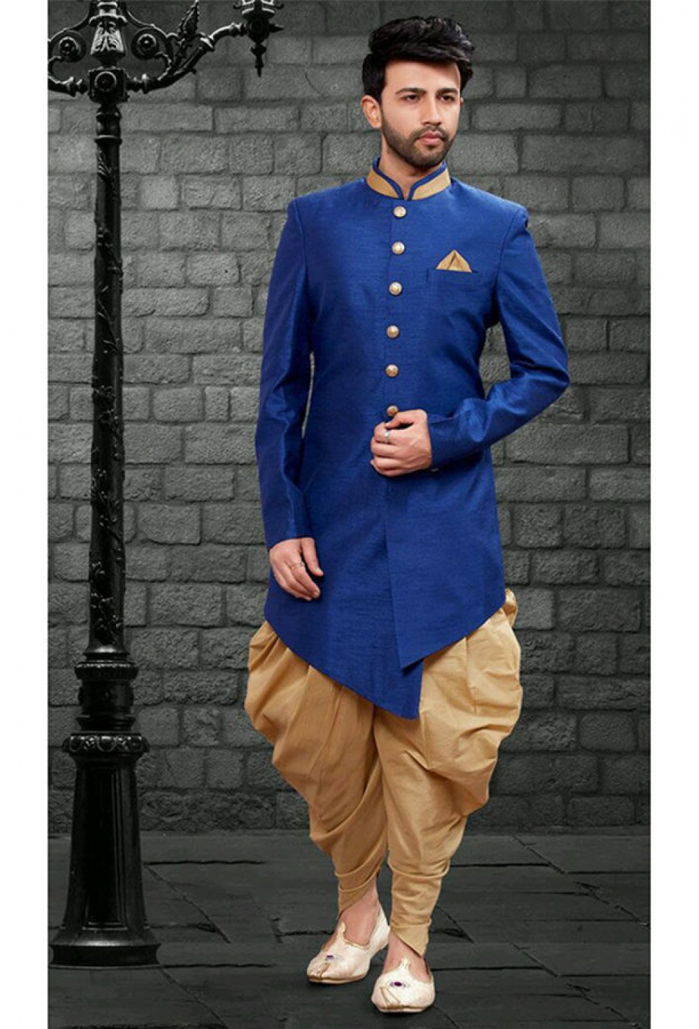 Indo-western with Dhoti Cut Pajama