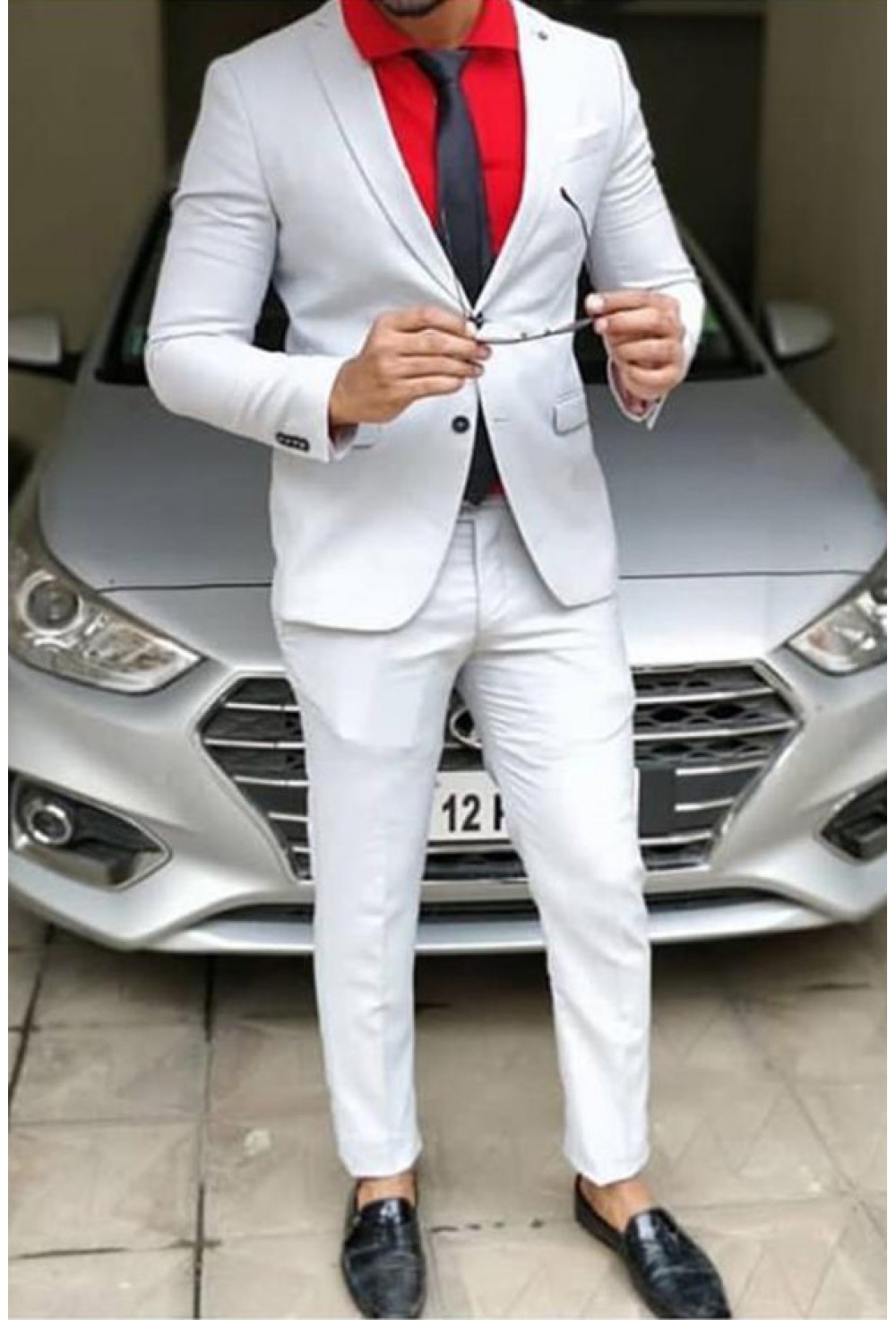 White 2-Piece Suit